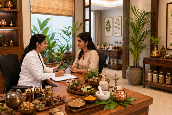 female Ayurvedic doctor in Sharjah